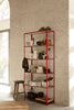 Haze bookcase rek - Poppy red