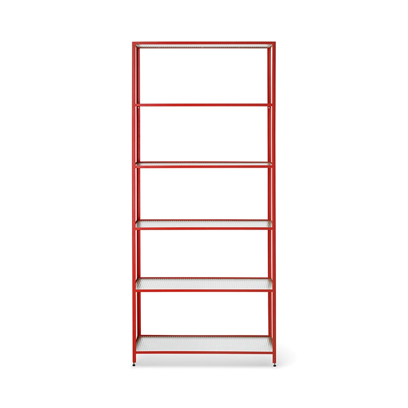 Haze bookcase rek - Poppy red