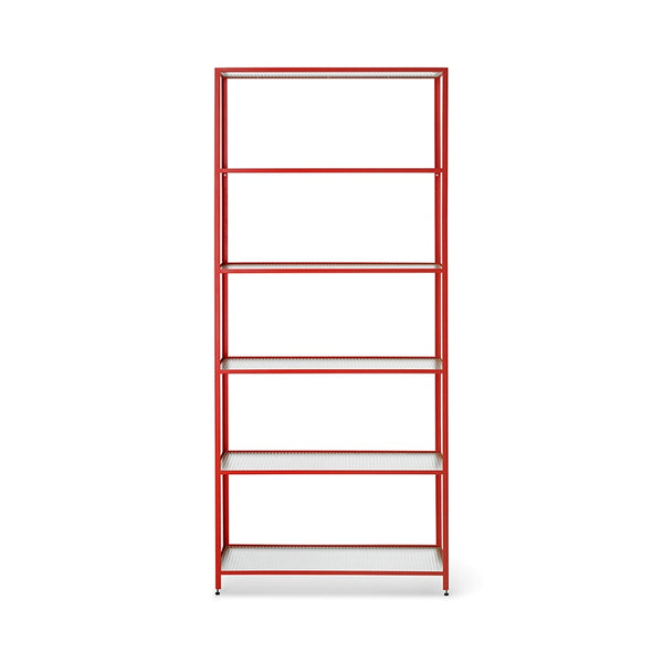 Haze bookcase rek - Poppy red