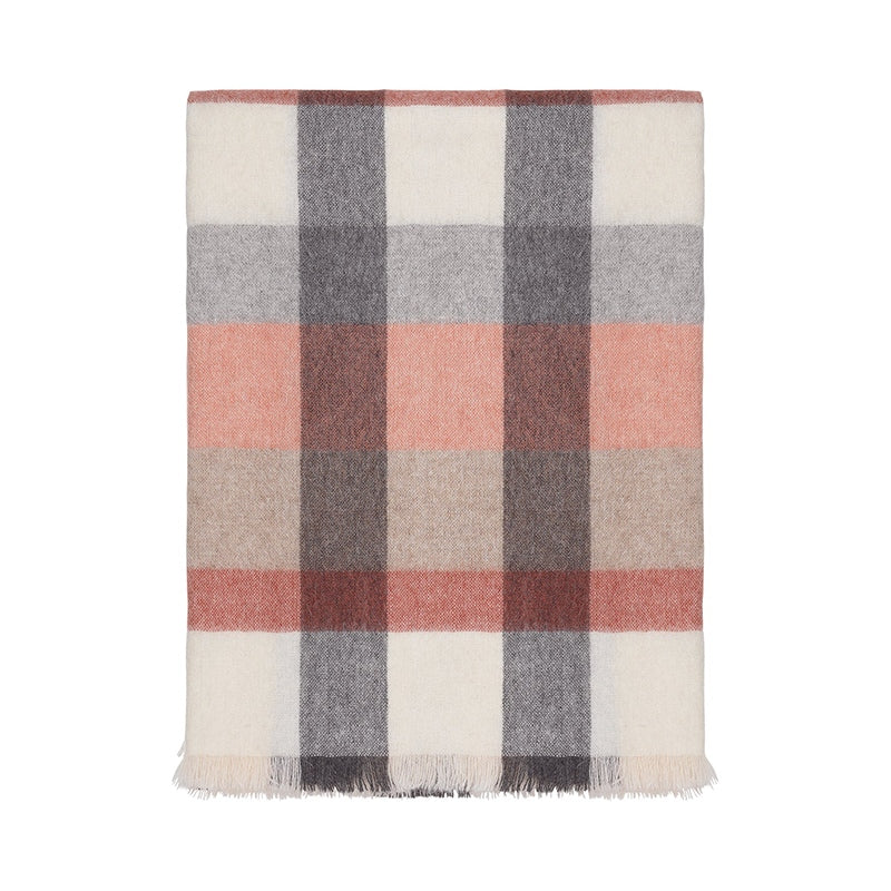 ELVANG - Intersection plaid wol rusty red