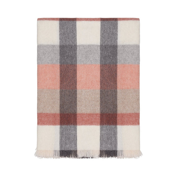 ELVANG - Intersection plaid wol rusty red