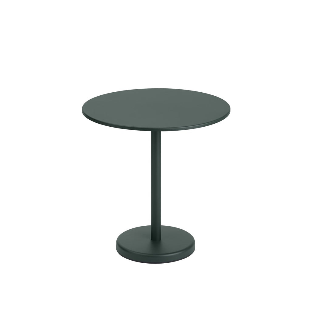 Linear Steel cafétafel rond 70cm