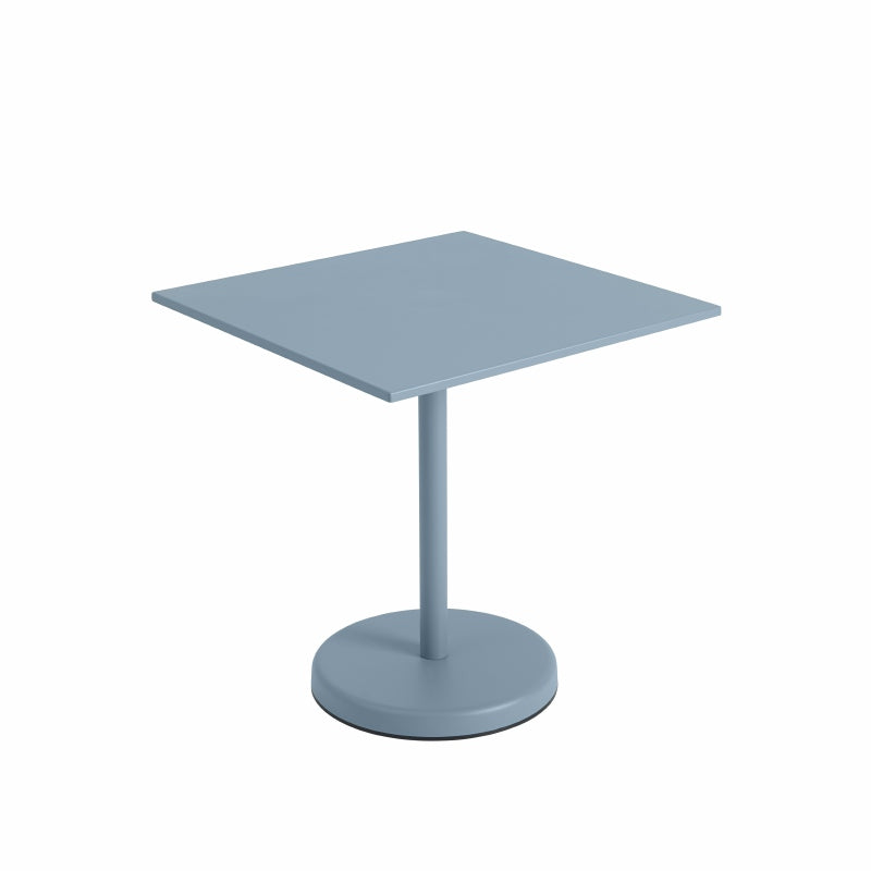 Linear Steel cafétafel vierkant 70cm