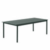 Linear Steel tafel 220cm