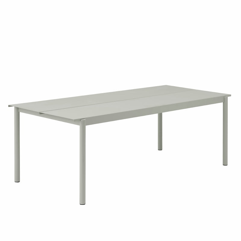 Linear Steel tafel 220cm