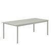Linear Steel tafel 220cm