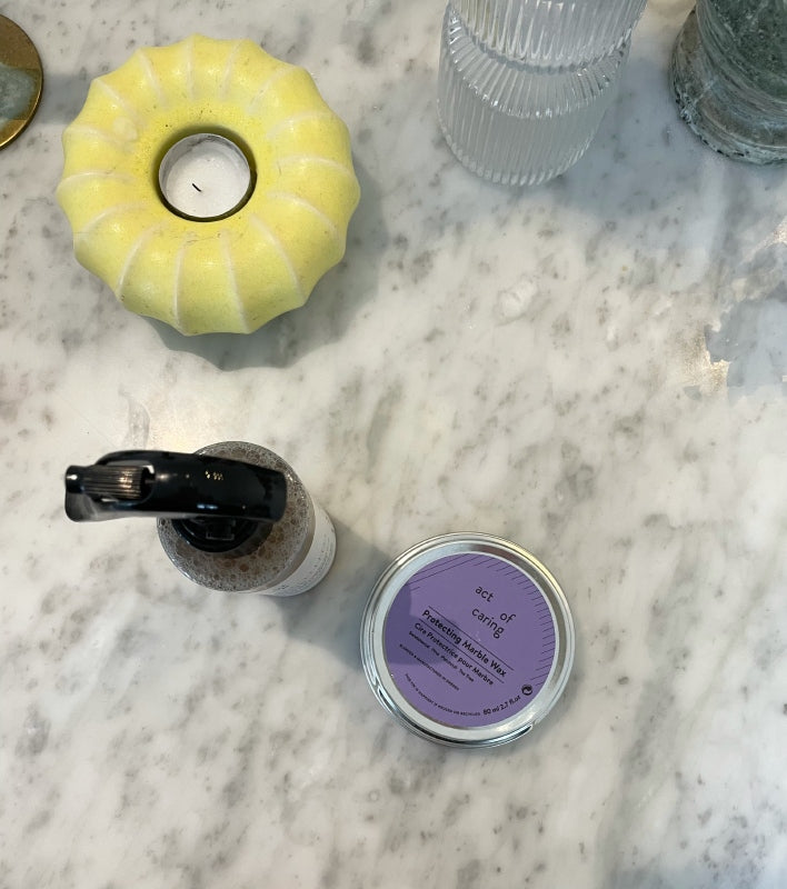 Act of caring - PROTECTING MARBLE WAX