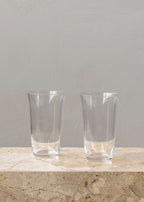Strandgade glazen 14cm set van 2