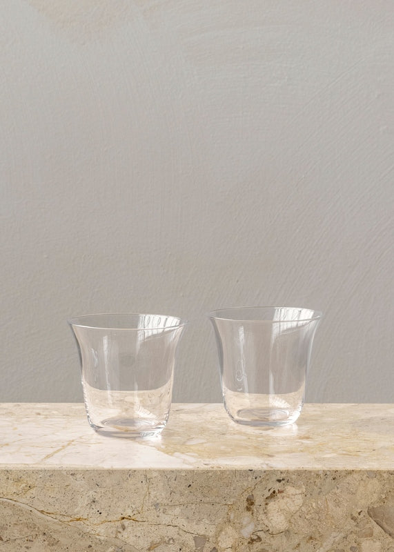 MENU - Strandgade glazen 9cm set van 2