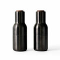 Bottle grinder peper- en zoutmolen walnoot bronzed brass - SALE