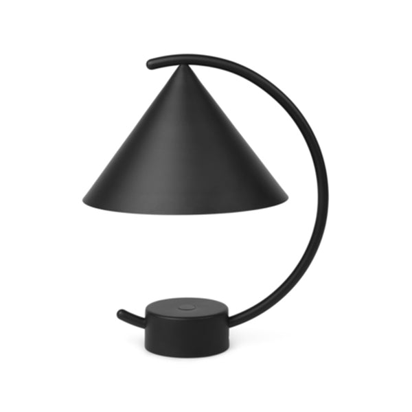 Ferm LIVING - Meridian tafellamp oplaadbaar zwart