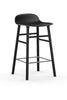 Form Barstool Barkruk - hout en zwart