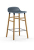 Form Barstool Barkruk - hout en multicolor