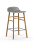 Form Barstool Barkruk - hout en multicolor