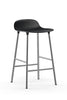 Form Barstool Barkruk - chroom en zwart