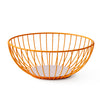 Large oranje Iris wire basket mand