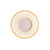 Large oranje Iris wire basket mand