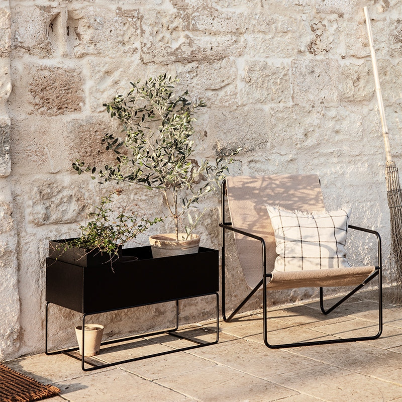 Plant box plantenbak - Large - zwart
