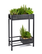 SERAX - Plantenbak cement small zwart