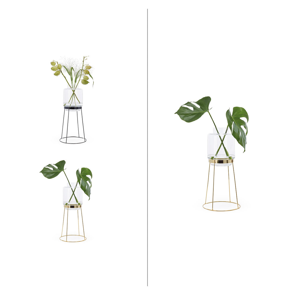 Monday vaas standaard zwart - SALE