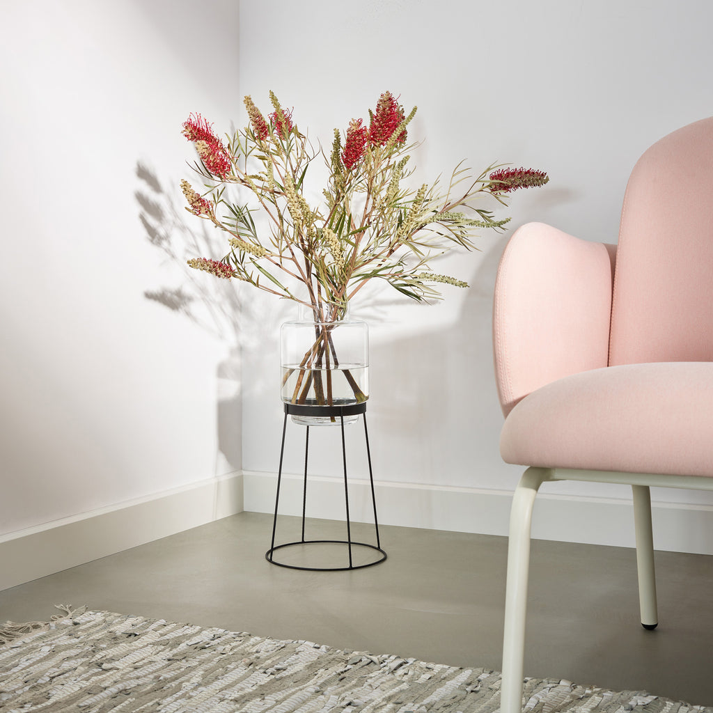 Monday vaas standaard zwart - SALE