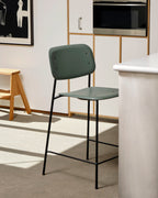 Soft Edge 90 Barkruk met rugleuning