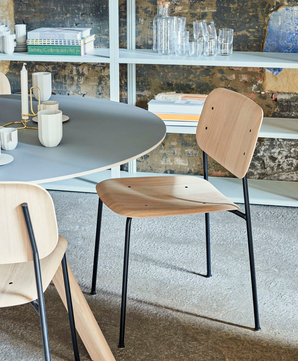 CPH20 tafel eik rond