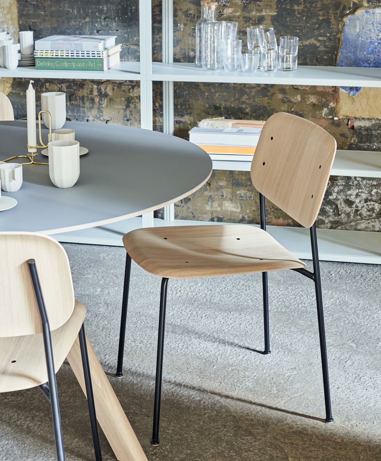 CPH20 tafel eik rond
