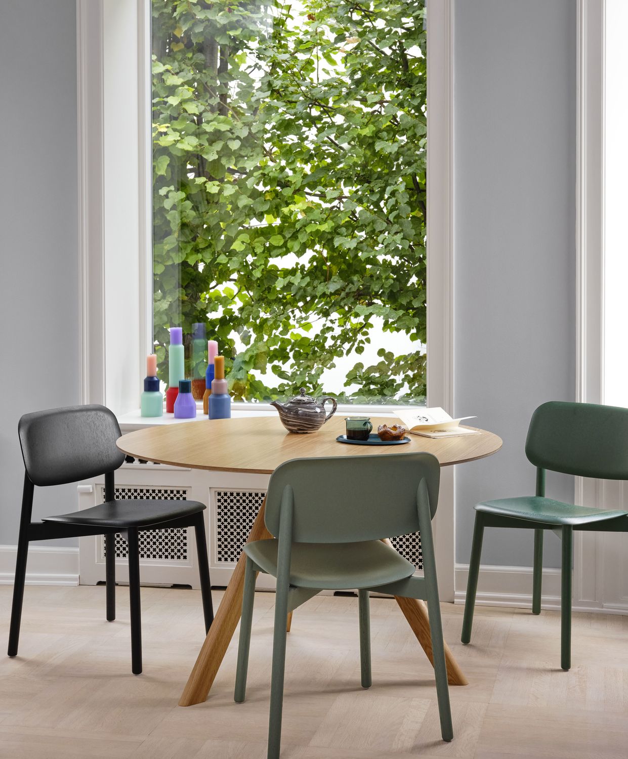 CPH20 tafel eik rond