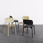Soft Edge 60 stoel houten poten