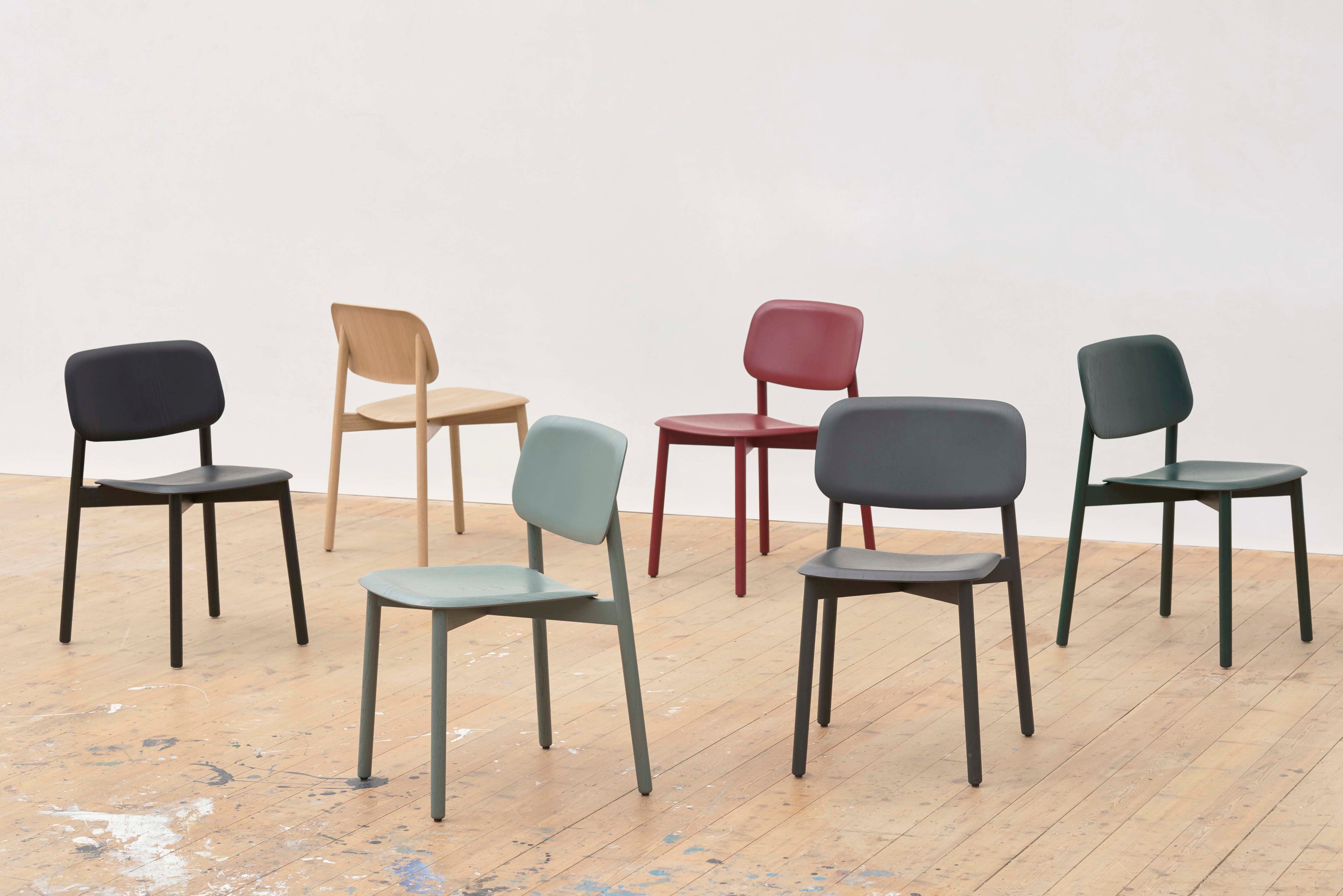 Soft Edge 60 stoel houten poten