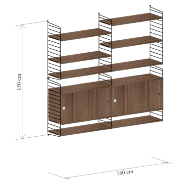String wandrek - woonkamer 4
