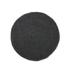Ferm LIVING - Tapijt Eternal Round Jute - Black