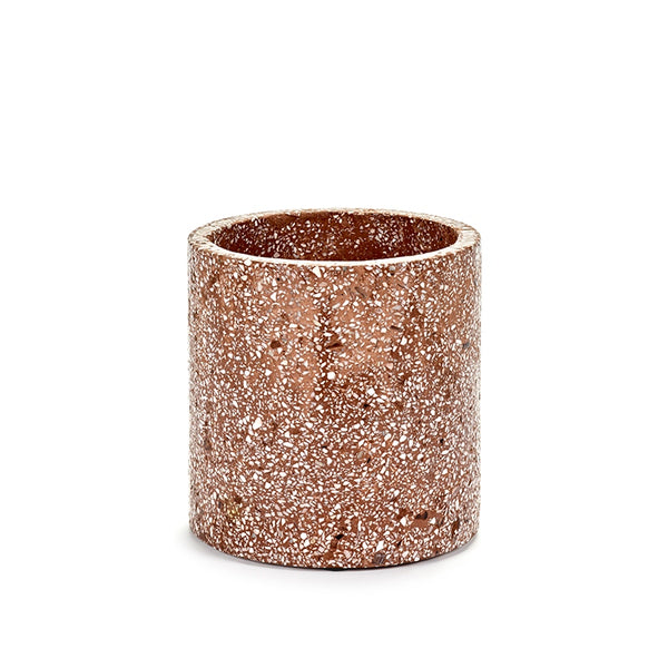 Serax - Terrazzo pot rond bruin 18cm