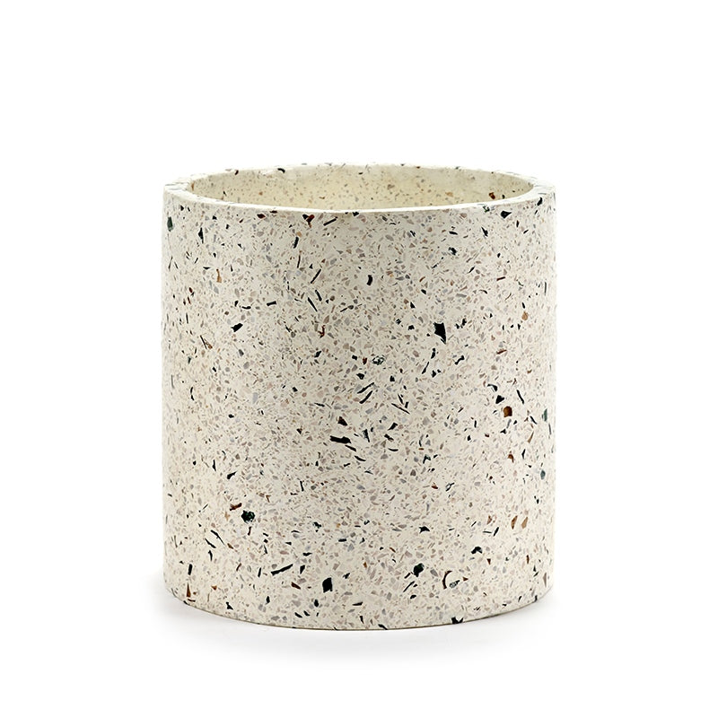 SERAX - Terrazzo pot rond wit 25cm