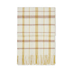 ELVANG - Tweed plaid wol geel