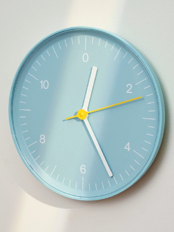 HAY - Wall clock wandklok blauw - Jasper Morrison