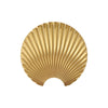Concha wall hook kapstok small goud