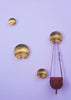 Concha wall hook kapstok small goud