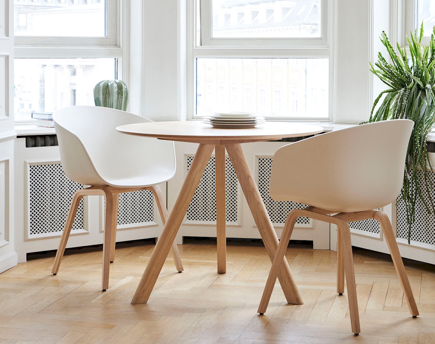 CPH20 tafel eik rond