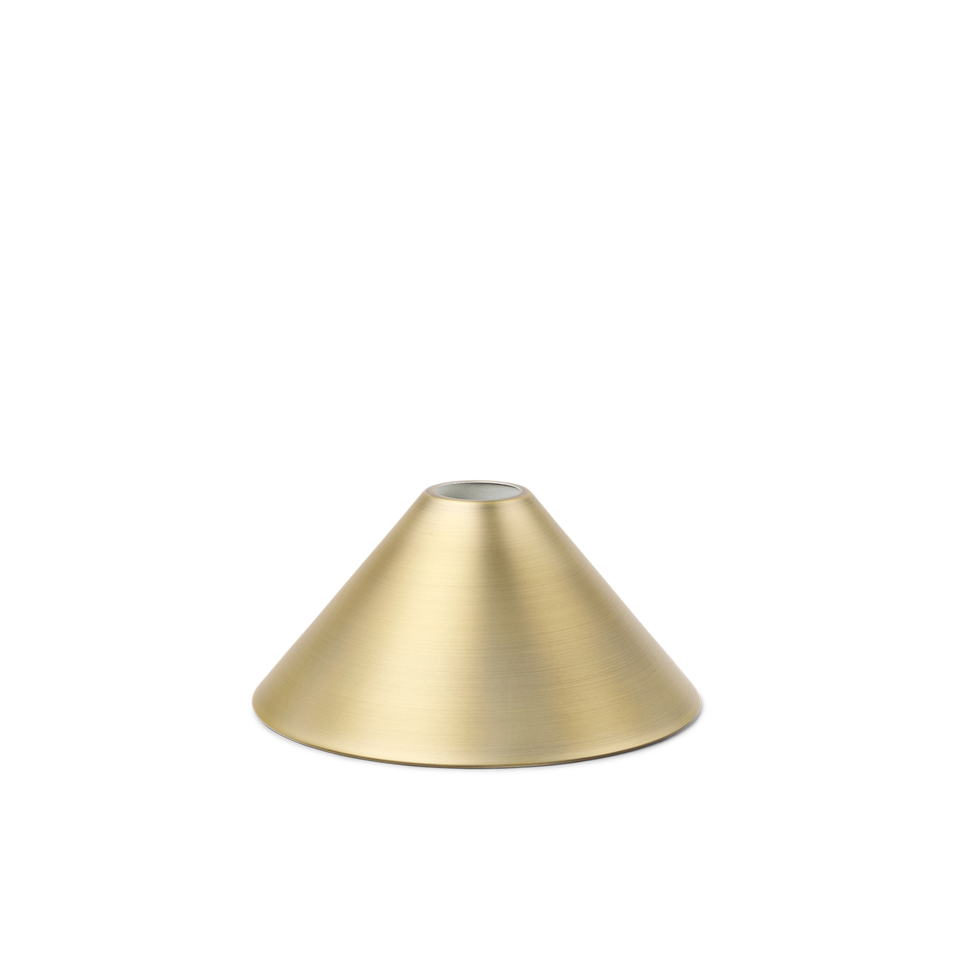 Cone lampenkap Ø25cm - messing