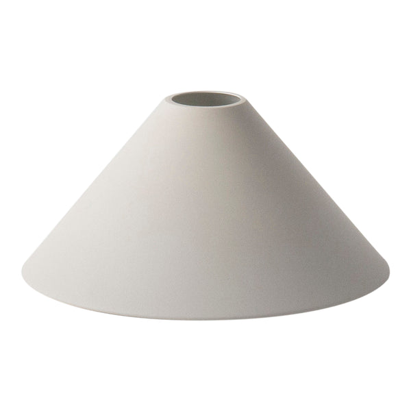 Cone lampenkap Ø25cm - lichtgrijs