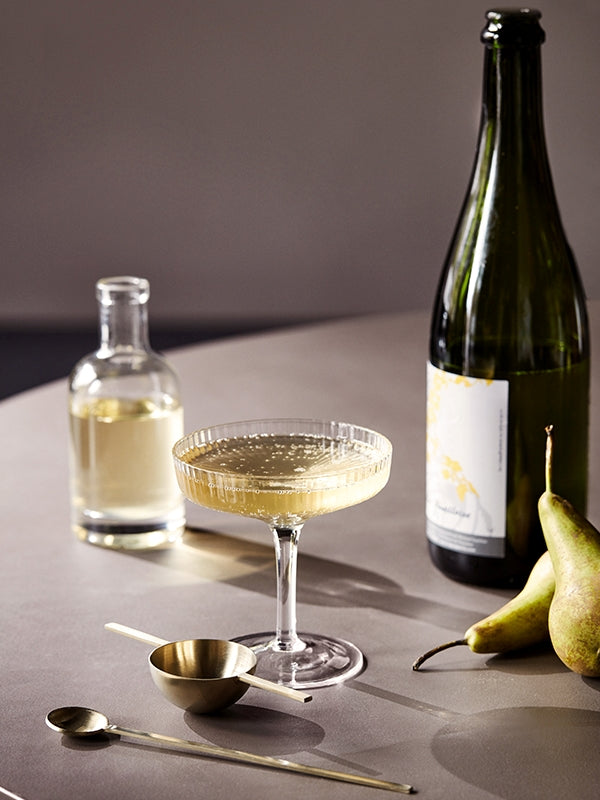 Ripple champagne glazen set van 2