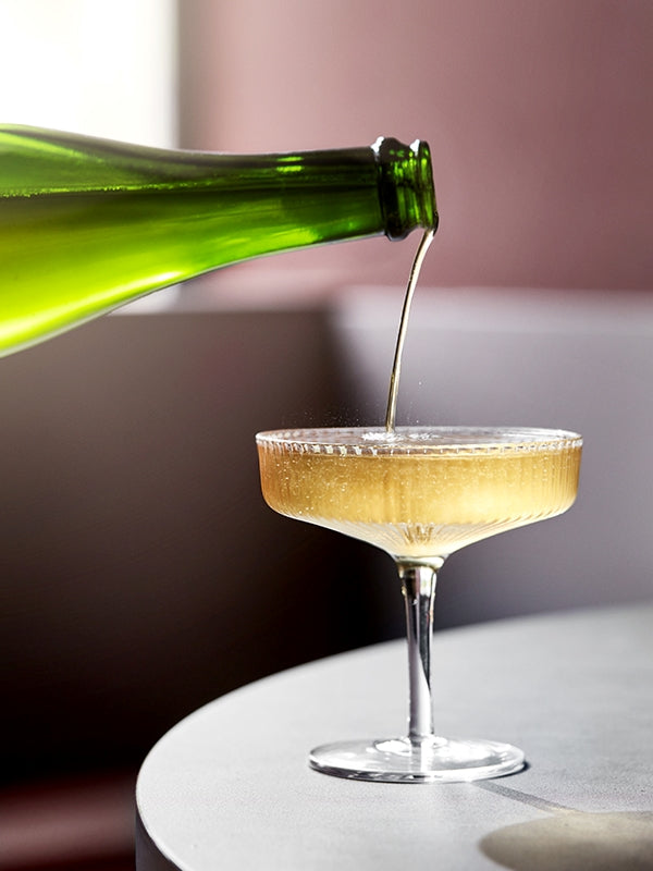 Ripple champagne glazen set van 2