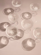 Ripple champagne glazen set van 2