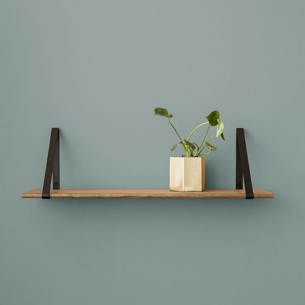 Shelf wandplank eik zwart - SALE