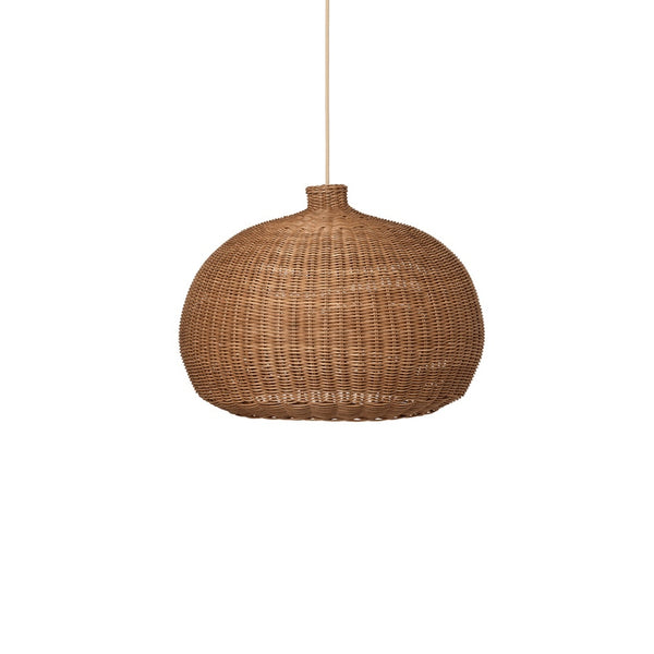 Braided belly hanglamp (incl. koordset)