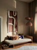 Braided belly hanglamp (incl. koordset)