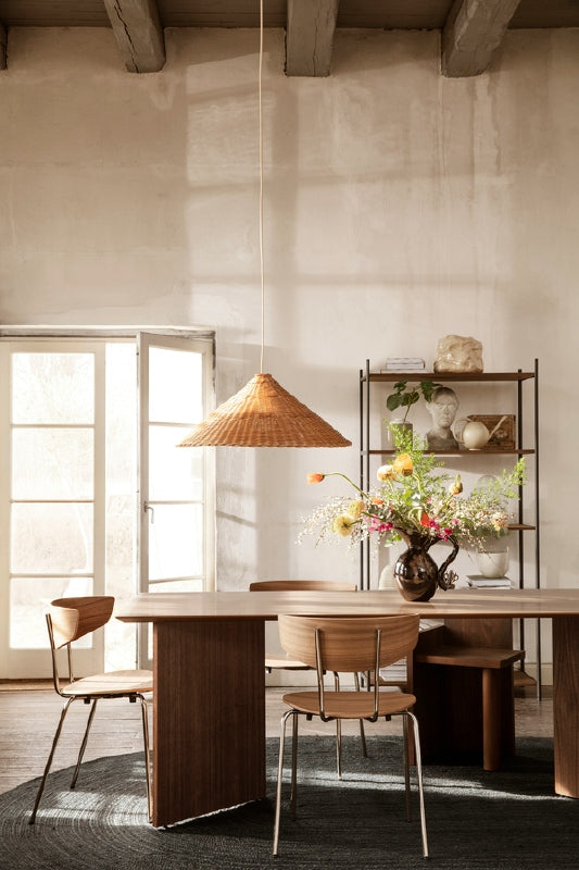 Ferm LIVING - Dou hanglamp rotan 68cm (incl. koordset)