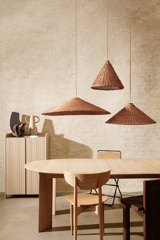 Ferm LIVING - Dou hanglamp rotan 90cm (incl. koordset)